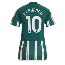 Manchester United Marcus Rashford #10 Bortedrakt Kvinner 2023-24 Kortermet